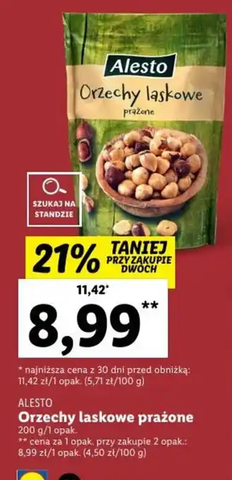 Lidl Orzechy laskowe prażone 200 g oferta