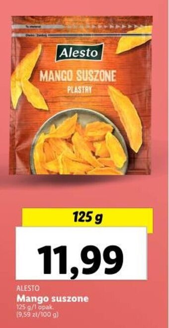 Lidl Mango suszone 125 g oferta