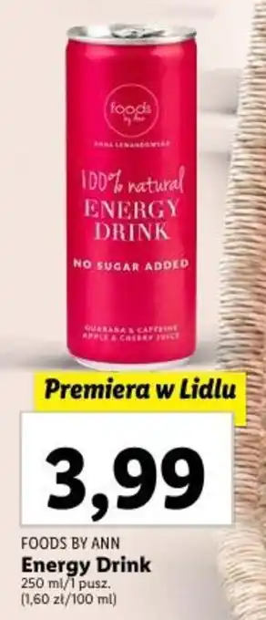 Lidl Energy Drink 250 ml oferta