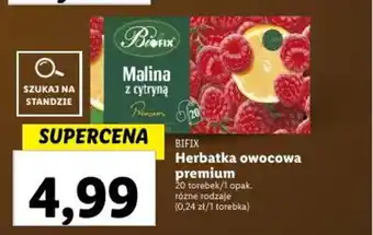 Lidl Herbatka owocowa premium 20 torebek oferta
