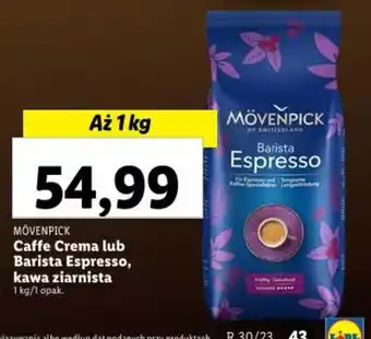 Lidl Caffe Crema lub Barista Espresso, kawa ziarnista 1 kg oferta