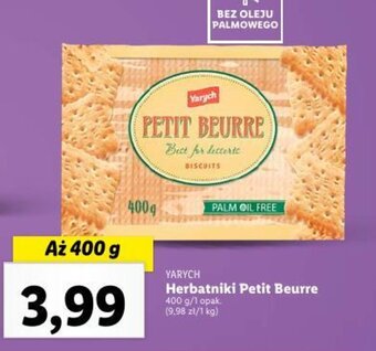 Lidl Herbatniki Petit Beurre 400 g oferta