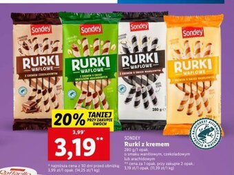 Lidl Rurki z kremem 280 g oferta