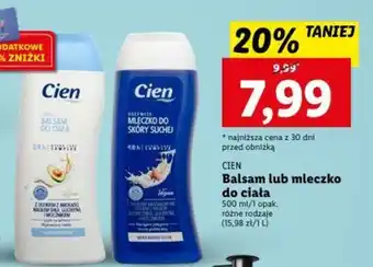 Lidl Balsam lub mleczko do ciała 500 ml oferta
