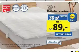 Lidl Nakładka na materac oferta