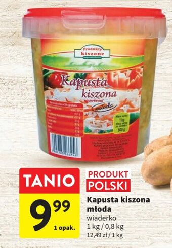 Intermarche Kapusta kiszona młoda oferta