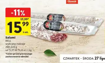 Intermarche Salami 200-225 g oferta