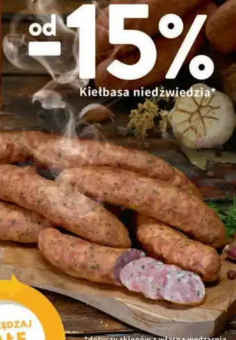 Intermarche od -15% kiełbasa niedźwiedzia oferta