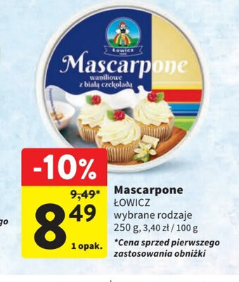 Intermarche Mascarpone 250 g oferta