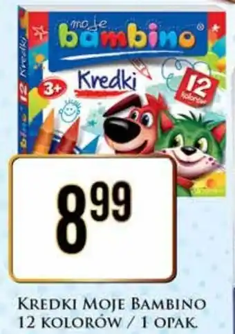 KREDKI MOJE BAMBINO 12 KOLORÓW / 1 OPAK.