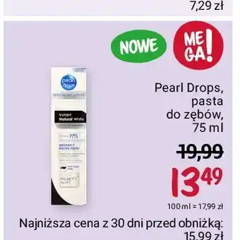 Rossmann Pasta do zębów instant natural white oferta