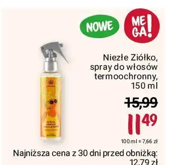 Rossmann Spray do włosów termoochronny oferta