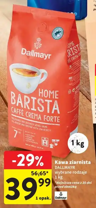 Intermarche Dallmayr Kawa ziarnista 1kg oferta