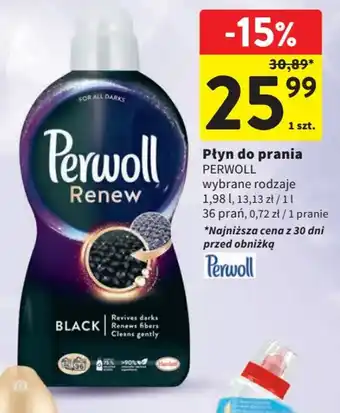 Intermarche Perwoll Płyn do prania 1,98 l, oferta