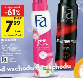 Intermarche FA Dezodorant 150ml oferta