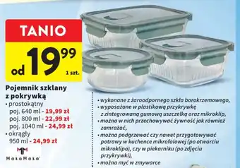 Intermarche Pojemnik szklany z pokrywką oferta