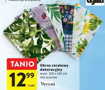 Intermarche Obrus ceratowy dekoracyjny wym. 100 x 140 cm oferta