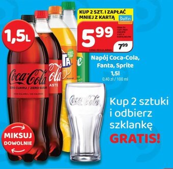 Delfin Napój Coca-Cola, Fanta, Sprite 1,5l oferta