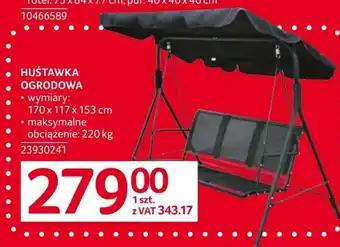 Selgros Huśtawka ogrodowa oferta