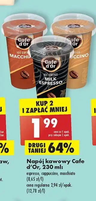 Biedronka Napój kawowy macchiato oferta