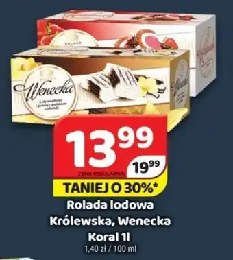 Delfin Koral Rolada lodowa Królewska, Wenecka 1l oferta