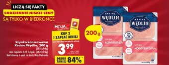 Biedronka Szynka konserwowa Kraina Wędlin, 200 g oferta