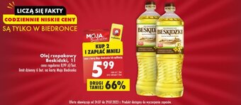 Biedronka Olej rzepakowy Beskidzki, 1l oferta