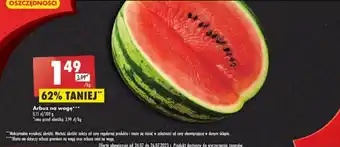 Biedronka Arbuz na wage 1kg oferta