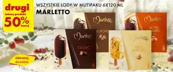 Biedronka WSZYSTKIE LODY W MUTIPAKU 6X120 ML oferta