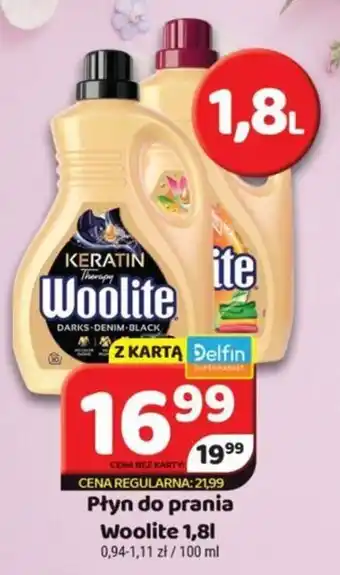 Delfin Woolite Płyn do prania 1,8l oferta