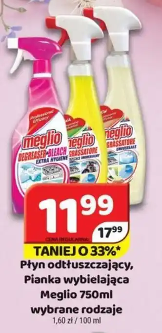 Delfin Płyn odtłuszczający, Pianka wybielająca Meglio 750ml oferta