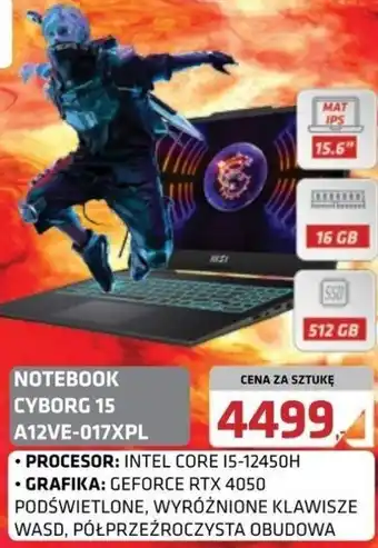 Alsen NOTEBOOK CYBORG 15 oferta