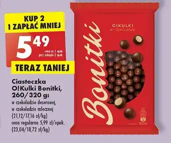 Biedronka Kulki w czekoladzie deserowej oferta