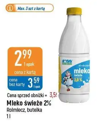 E.Leclerc Mleko świeże 2% Rolmlecz, 1l oferta