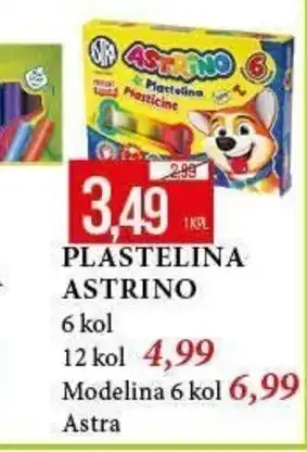 E.Leclerc PLASTELINA ASTRINO 6 kol oferta