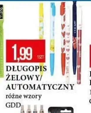 E.Leclerc DŁUGOPIS ŻELOWY/AUTOMATYCZNY oferta