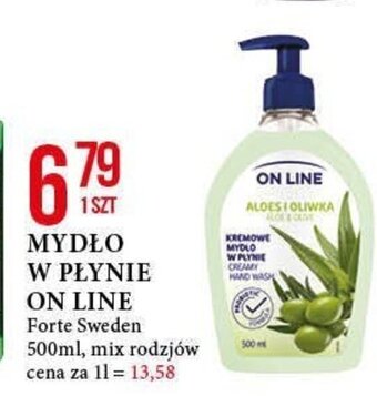 E.Leclerc MYDŁO W PŁYNIE ON LINE Forte Sweden 500ml oferta