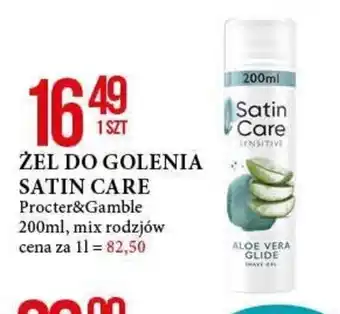 E.Leclerc ŻEL DO GOLENIA SATIN CARE Procter&Gamble 200ml oferta