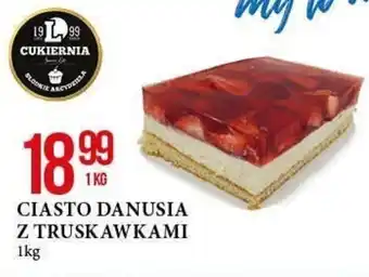 CIASTO DANUSIA Z TRUSKAWKAMI 1kg
