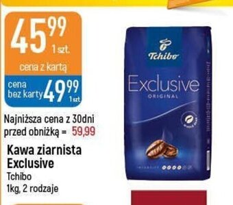 E.Leclerc Kawa ziarnista Exclusive Tchibo 1kg oferta