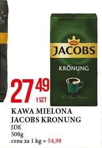 E.Leclerc KAWA MIELONA JACOBS KRONUNG JDE 500g oferta