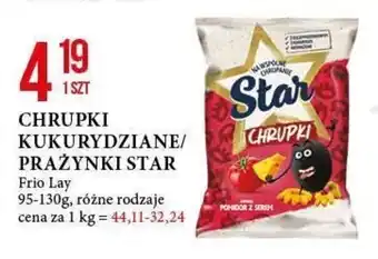 E.Leclerc CHRUPKI KUKURYDZIANE/ PRAŻYNKI STAR Frio Lay 95-130g oferta