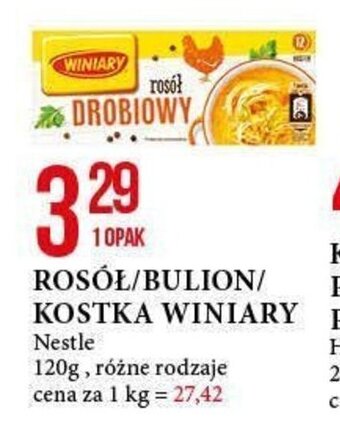 E.Leclerc ROSÓŁ/BULION/ KOSTKA WINIARY Nestle 120g oferta