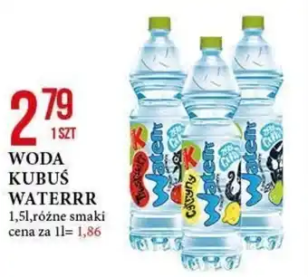 E.Leclerc WODA KUBUŚ WATERRR 1,5l oferta