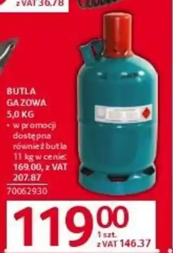 Selgros BUTLA GAZOWA 5,0kg oferta
