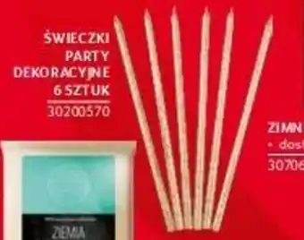 Selgros ŚWIECZKI PARTY DEKORACYJNE 6szt oferta