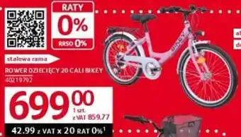 Selgros ROWER DZIECIĘCY 20 CALI BIKEY oferta