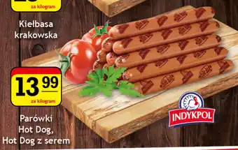 Gram Market INDYKPOL Parówki Hot Dog, Hot Dog z serem 1kg oferta