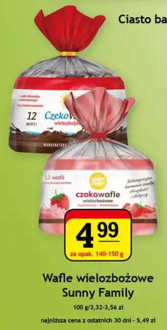 Gram Market Wafle wielozbożowe Sunny Family za opak. 140-150 g oferta