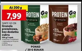 Lidl Granola brownie i wiśnia oferta